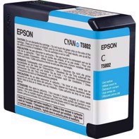 Epson Cyan 80 ml blækpatron T5802 - Epson Pro 3800 og 3880