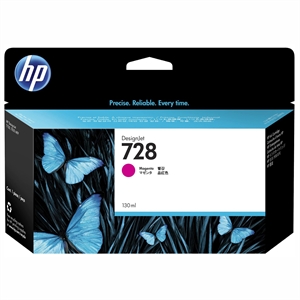 HP 728 130-ml Magenta DesignJet blækpatron