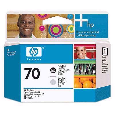 HP 70 - Foto sort og lysegrå printhoveder