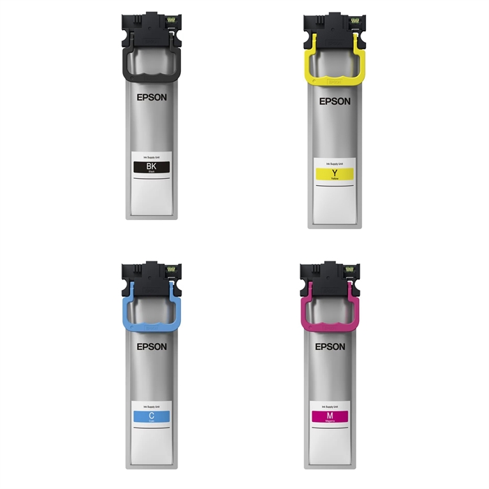 Fuldt sæt blækpatroner til Epson WorkForce Pro WF-C5890