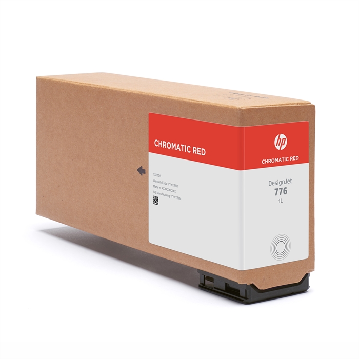 HP 776 blækpatron, 1 liter, Chromatic Red