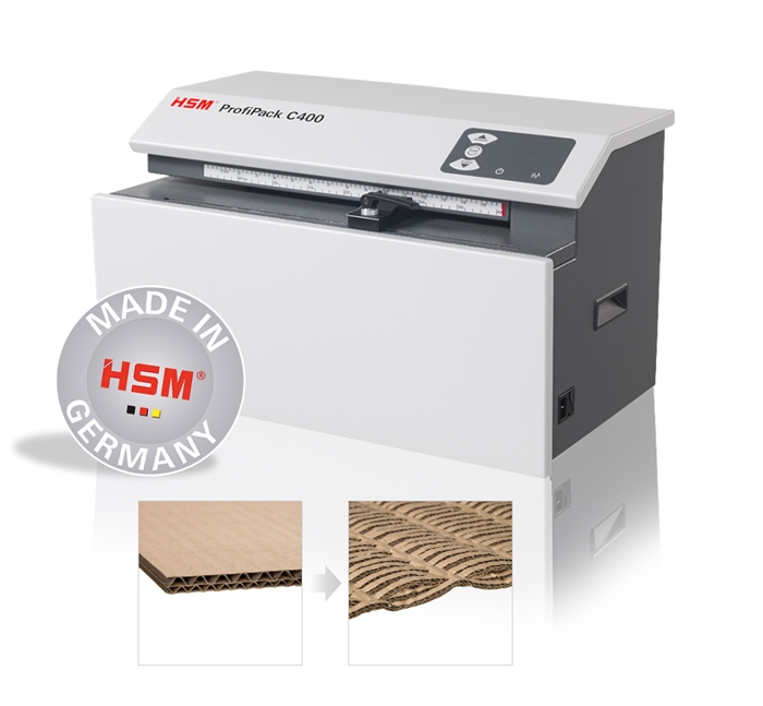 HSM ProfiPack papmakulator C400 bordmodel