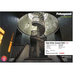 Fotospeed High White Smooth LITE DUO 225 g/m² - A2, 25 ark