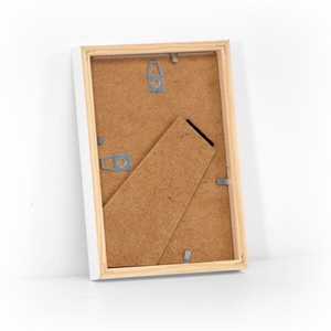 Hvid træramme til foto og plakater 10 x 15 cm