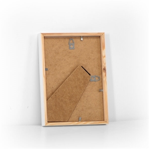 Hvid træramme til foto og plakater 13 x 18 cm