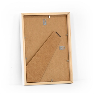 Hvid træramme til foto og plakater 18 x 24  cm