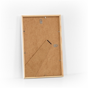 Hvid træramme til foto og plakater 20 x 30 cm