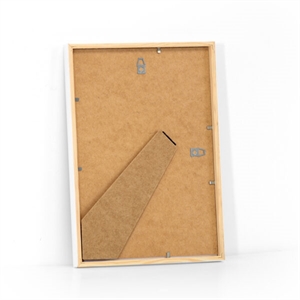 Hvid træramme til foto og plakaterer 21 x 29,7 cm ( A4 )