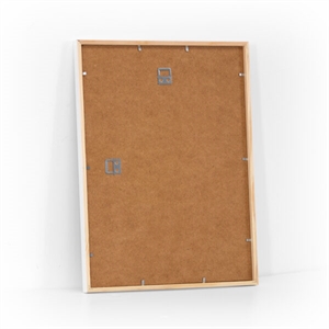 Hvid træramme til foto og plakater 30 x 40 cm