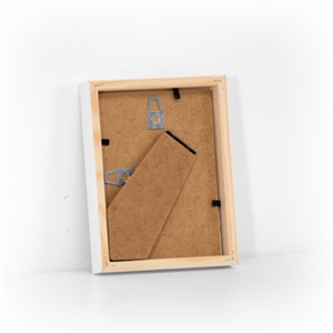 Hvid træramme til foto og plakater 9 x 12 cm