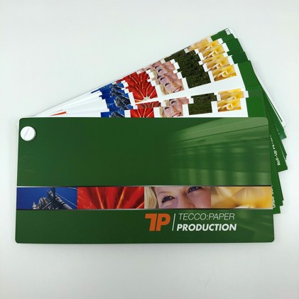 Tecco Production prøvevifte - 21 x 10 cm