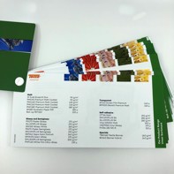 Tecco Production prøvevifte - 21 x 10 cm