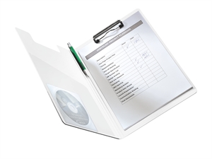 Leitz Clipboard WOW med forside A4 hvid