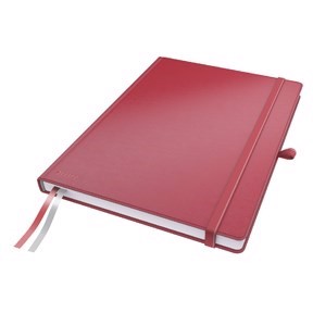 Leitz Notesbog Complete A4 lin. 96g/80ark rød