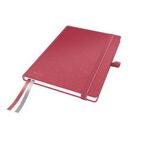 Leitz Notesbog Complete A5 kvad. 96g/80ark rød