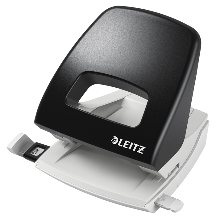 Leitz Hulapparat 5005 2-huls t/25ark sort