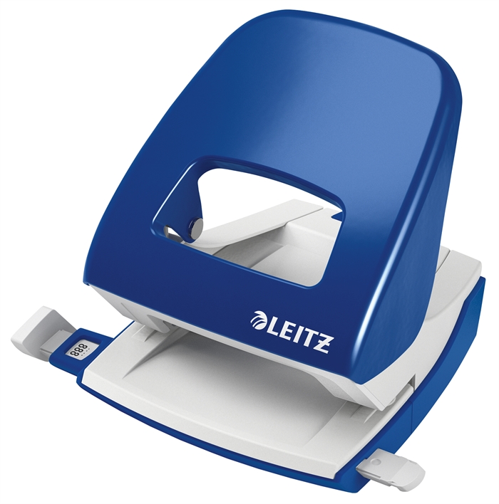 Leitz Hulapparat 5008 2-huls t/30ark blå