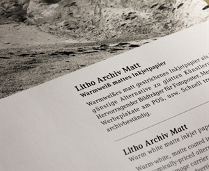 mediaJET Litho Archiv Matt Warm - 230 g/m² - A3 50 ark