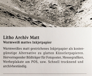 mediaJET Litho Archiv Matt Warm - 230 g/m² - A3 50 ark