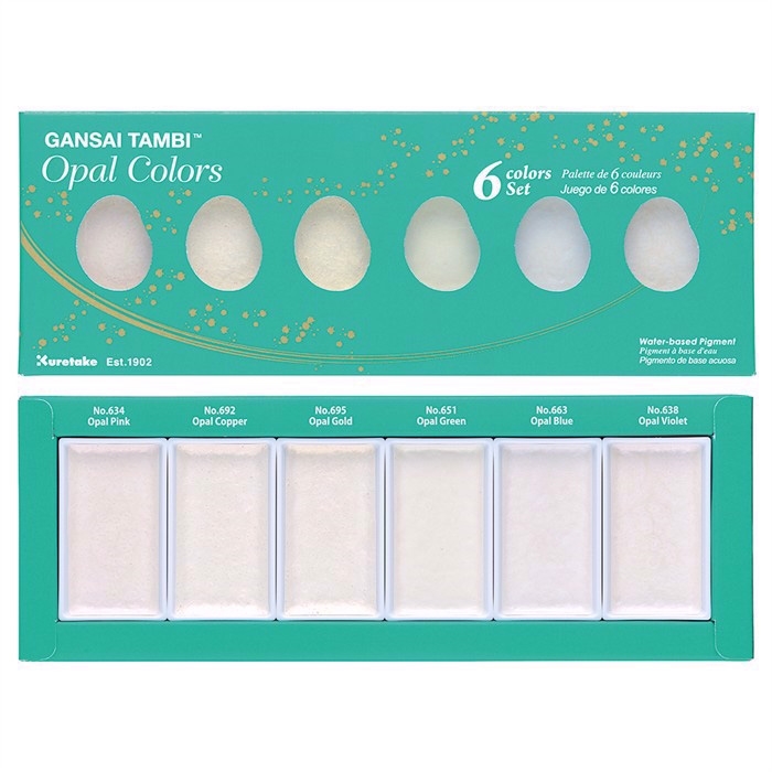 ZIG GANSAI TAMBI Opal Colors 6 colors set