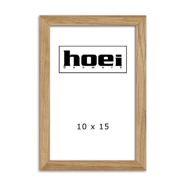 Massiv egetræsramme til foto og plakater 10 x 15 cm