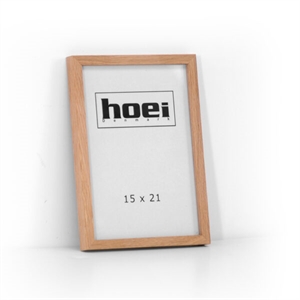 Massiv egetræsramme til foto og plakater 15 x 21 cm ( A5 )