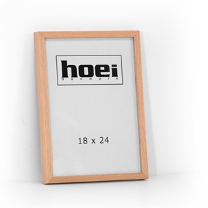 Massiv egetræsramme til foto og plakater 18 x 24 cm