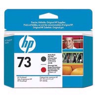 HP 73 - Mat sort og kromatisk rød printhoveder CD949A