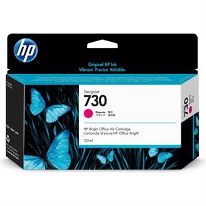 HP 730 130-ml Magenta DesignJet blækpatron