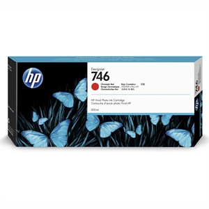 HP 746 300-ml Chromatic Red DesignJet blækpatron