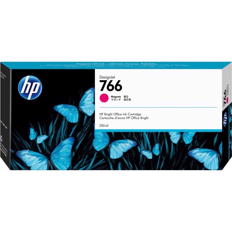 HP 766 Magenta blækpatron, 300 ml 
