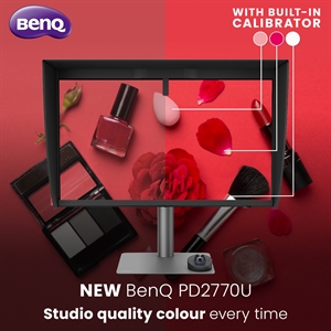 BenQ PD2770U – 27" farvestyringsmonitor med integreret kalibrator