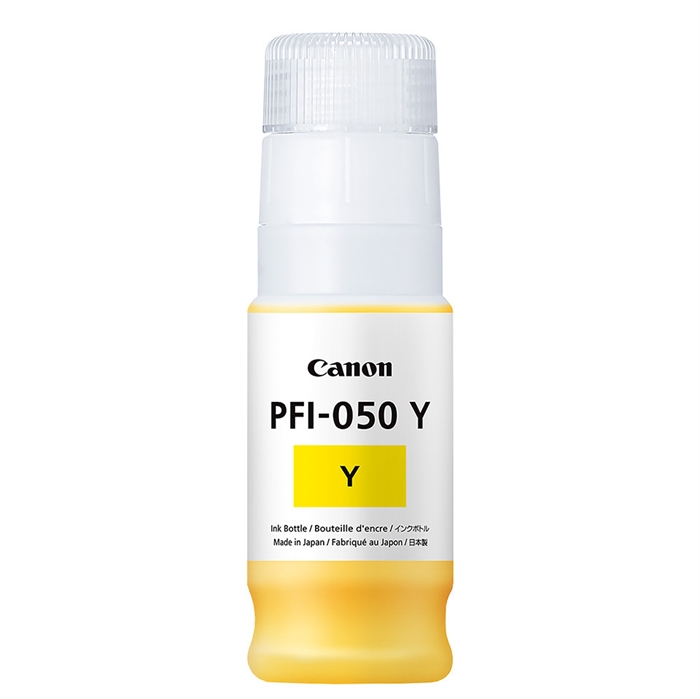 Canon PFI-050 Y Yellow, 70 ml blækflaske