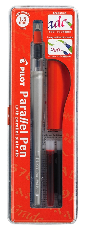 Pilot Kalligrafipen Parallel Pen 1,5mm sæt sort