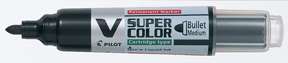 Pilot Marker V-Super Color BG rund 0,9mm sort