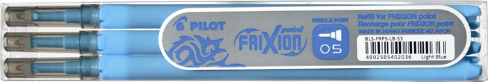 Pilot Frixion Clicker 0,5 refil lyseblå (3)