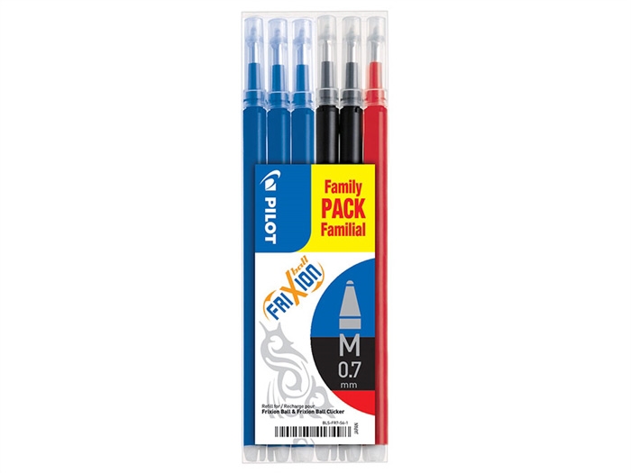 Pilot Frixion Clicker 0,7 refil ass (6)