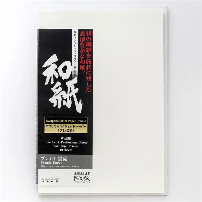 Awagami Premio Unryu - 165 g/m², A4 10 ark