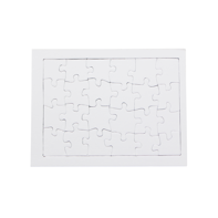 Sublimation Puzzle 10 x 14 cm - Cardboard 24 pcs High Gloss White