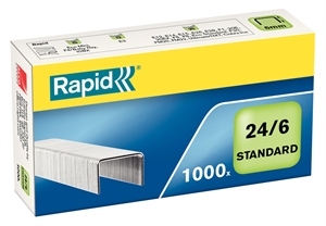 Rapid Hæfteklammer 24/6 standard (1000)