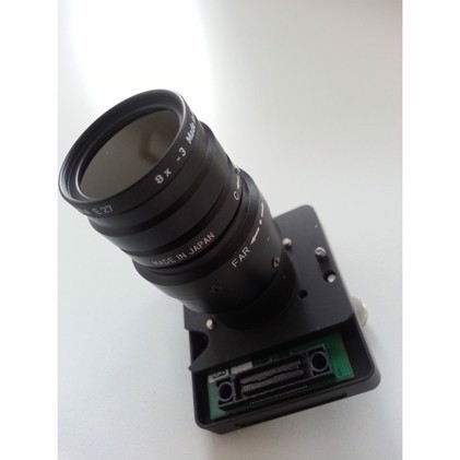 Optik 12 mm, Field of View 80 x 60 mm, focus distance 0 mm