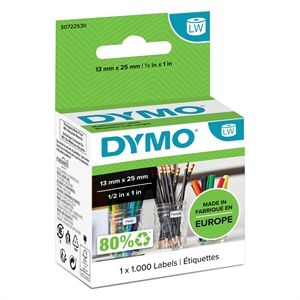 Dymo Label Multi 25 x 13 double remov white(100 stk. 
