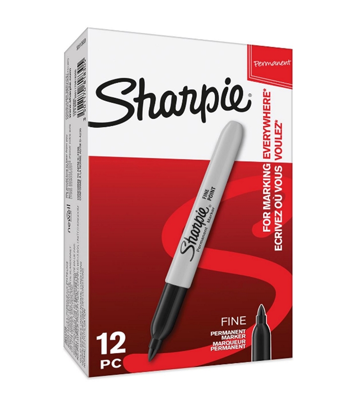 Sharpie Marker Fine 1,0mm sort