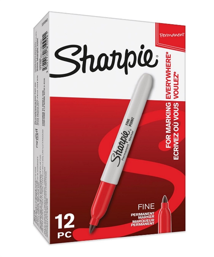 Sharpie Marker Fine 1,0mm rød