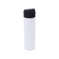 Stainless Steel Thermo Drink Bottle 500 ml / 17oz - White Straight