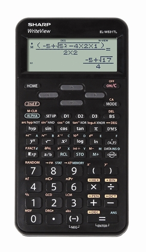 Sharp scientific calculator EL-W531TL sort