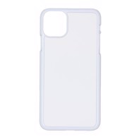 Apple iPhone 11 Pro Max Case Plastic, White With Aluminium Sheet