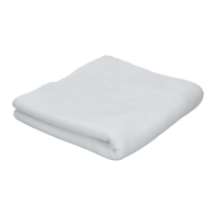 Towel White - 50 x 100 cm Terry Fabric - Microfiber Topside / Cotton Backside