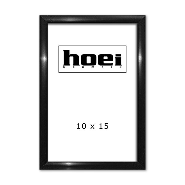 Sort Aluminiumsramme 10 x 15 cm