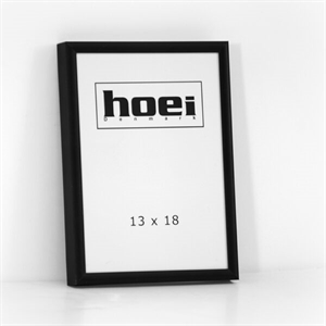 Sort Aluminiumsramme 13 x 18 cm